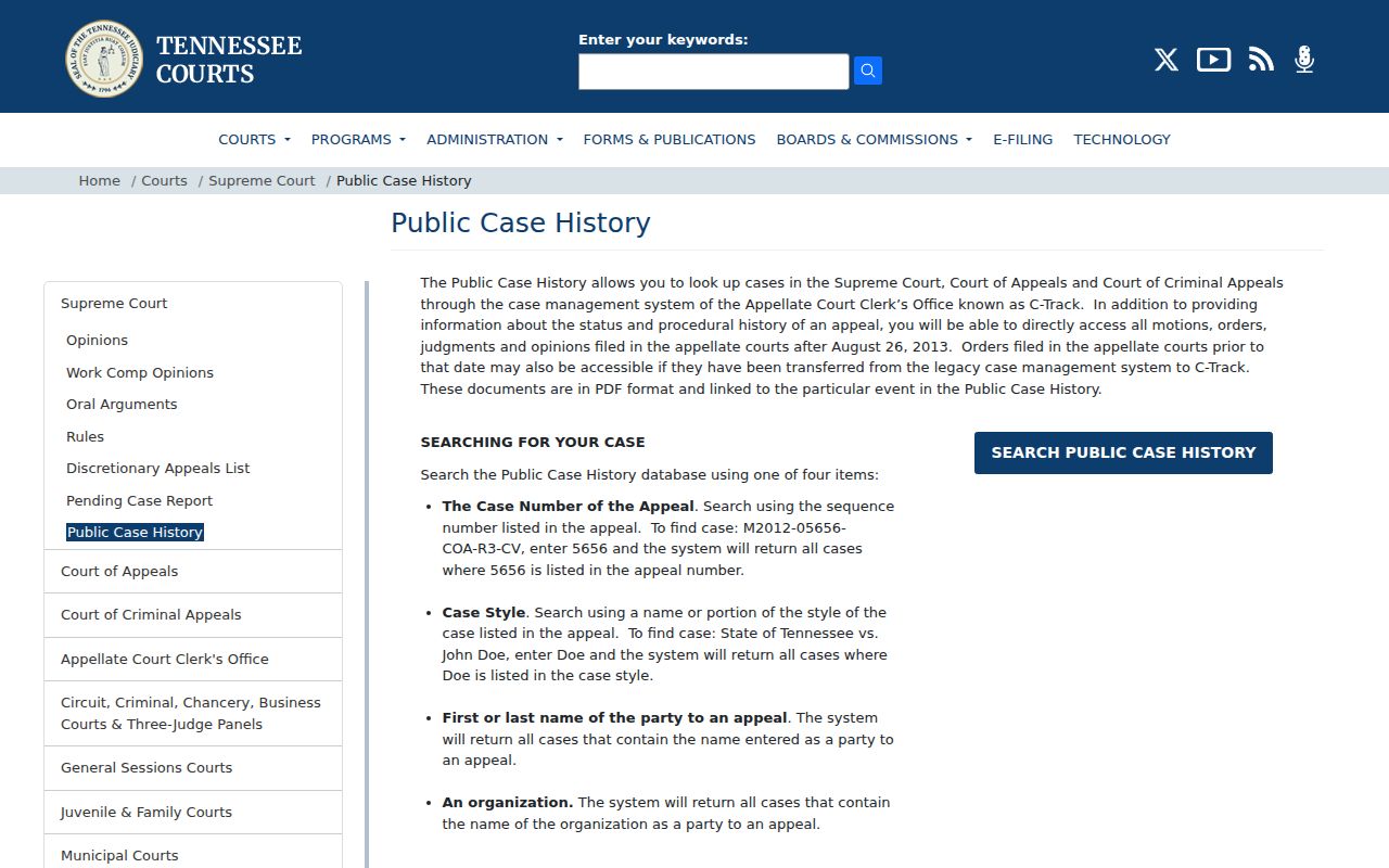 Pickett County criminal court cases appellate coverage guidance