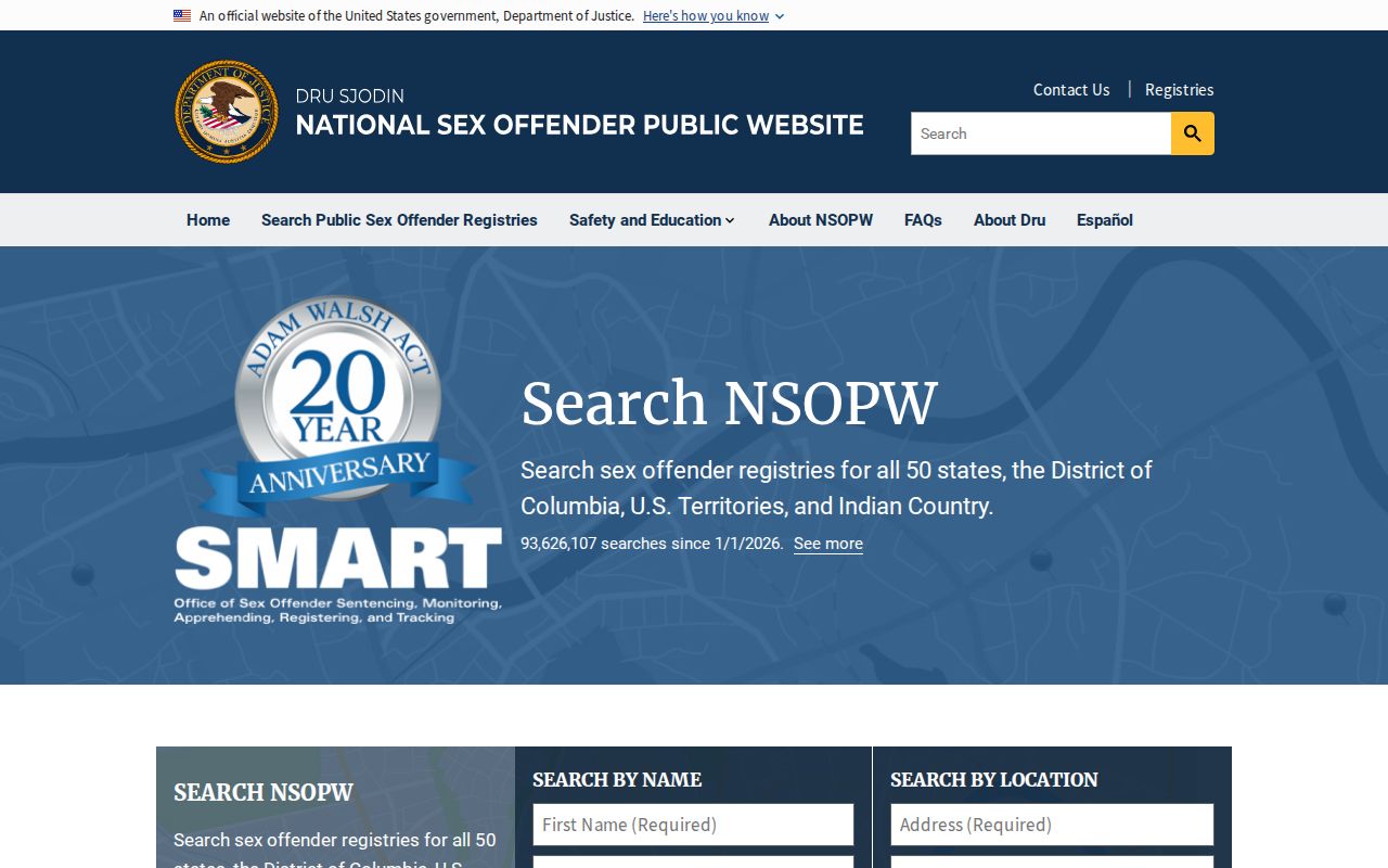 National sex offender registry search supplement for Pickett County